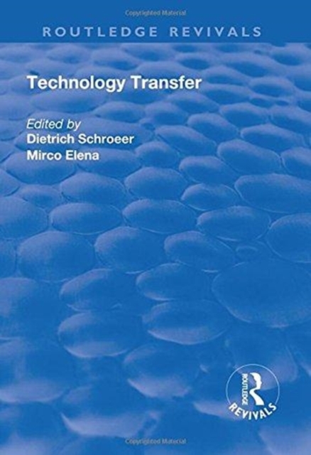 Technology Transfer, Hardback Book