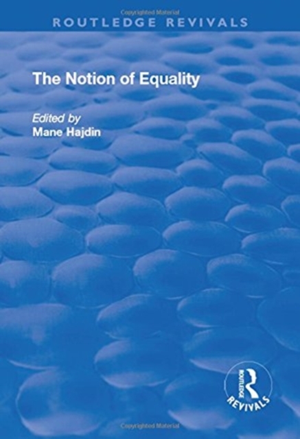 The Notion of Equality, Hardback Book