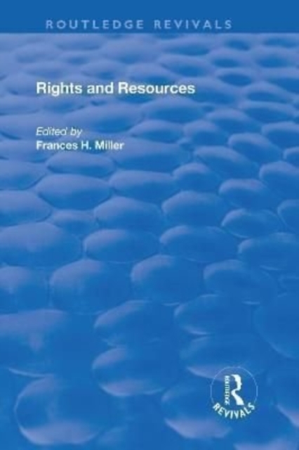 Rights and Resources, Paperback / softback Book