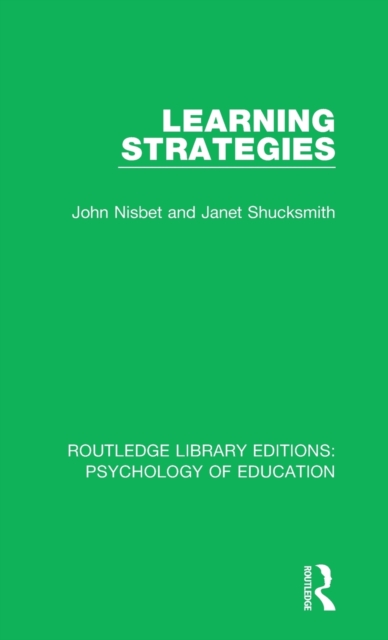 Learning Strategies, Hardback Book