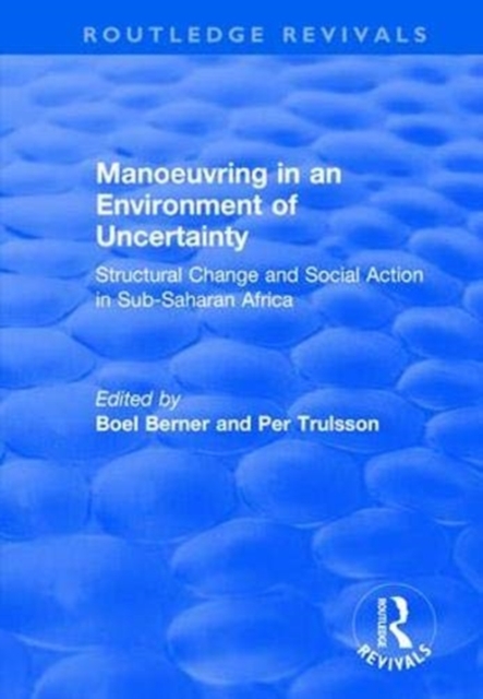 Manoeuvring in an Environment of Uncertainty : Structural Change and Social Action in Sub-Saharan Africa, Paperback / softback Book