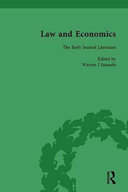 Law and Economics Vol 1 : The Early Journal Literature, Hardback Book