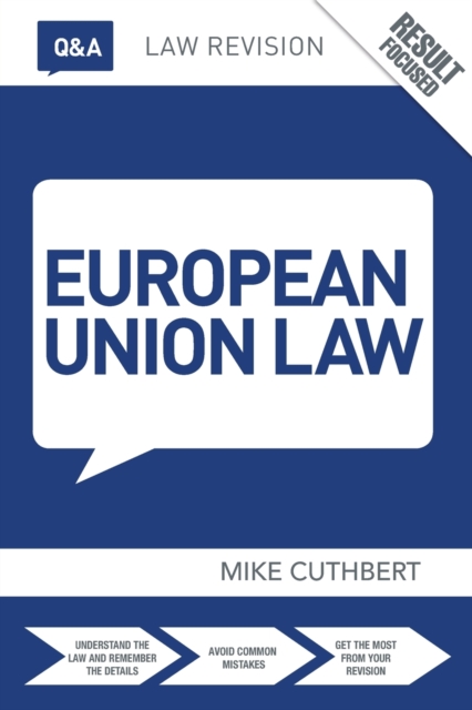 Q&A European Union Law, Paperback / softback Book