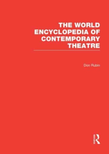 World Ency Cont Theatre   V1-6, Mixed media product Book