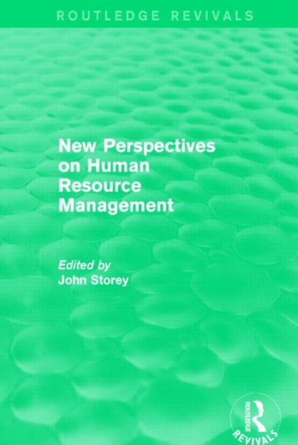 New Perspectives on Human Resource Management (Routledge Revivals), Hardback Book