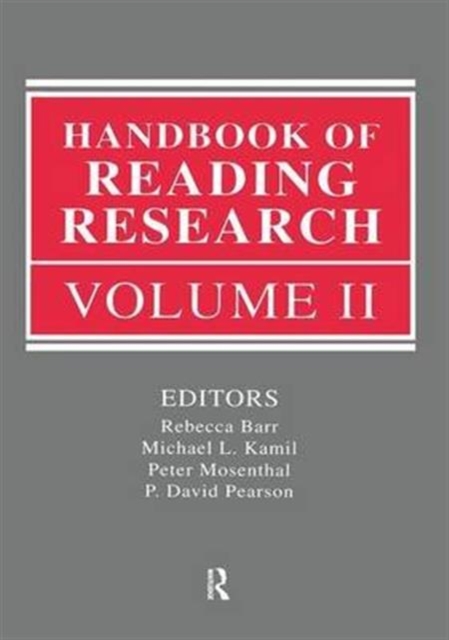 Handbook of Reading Research, Volume II, Hardback Book