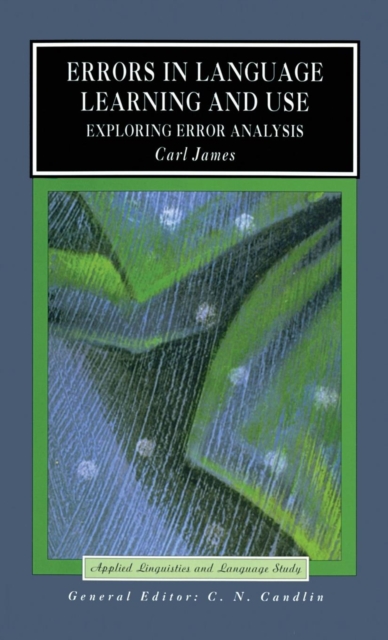 Errors in Language Learning and Use : Exploring Error Analysis, Hardback Book
