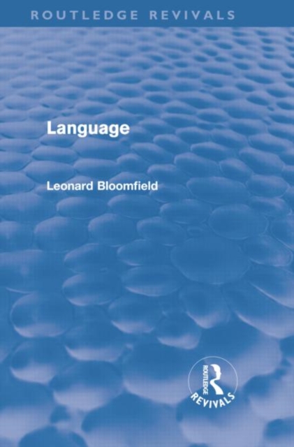 Language (Routledge Revivals), Paperback / softback Book