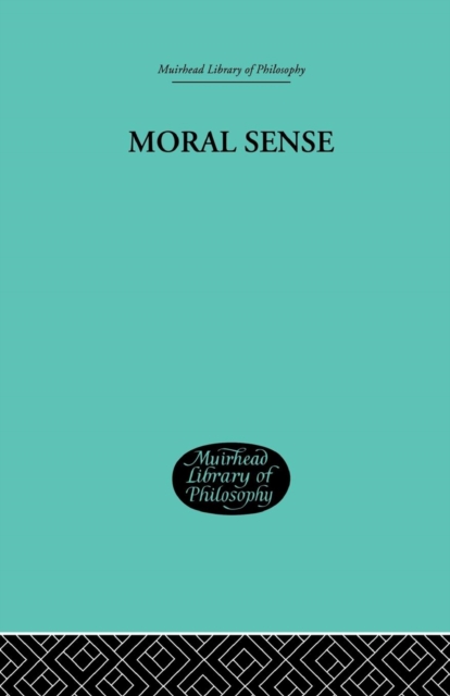 Moral Sense, Paperback / softback Book