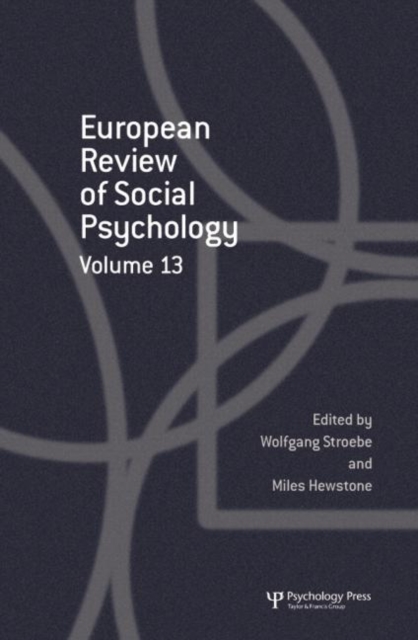 European Review of Social Psychology: Volume 13, Paperback / softback Book
