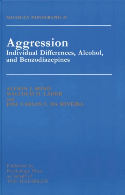 Aggression : Individual Differences, Alcohol And Benzodiazepines, Paperback / softback Book
