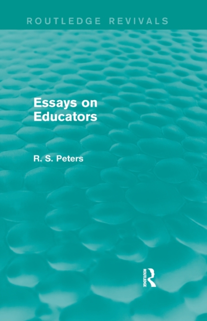 Essays on Educators (REV) RPD, Paperback / softback Book