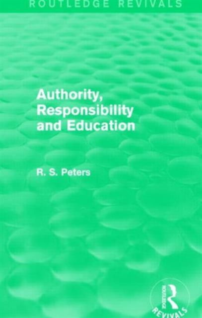 Authority, Responsibility and Education (REV) RPD, Hardback Book