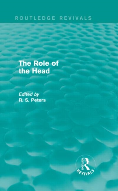 The Role of the Head (REV) RPD, Hardback Book