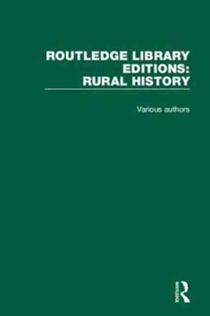Routledge Library Editions: Rural History, Multiple-component retail product Book