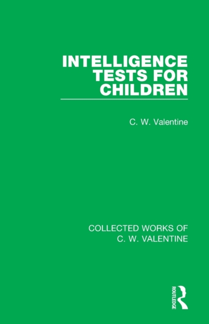 Intelligence Tests for Children, Paperback / softback Book