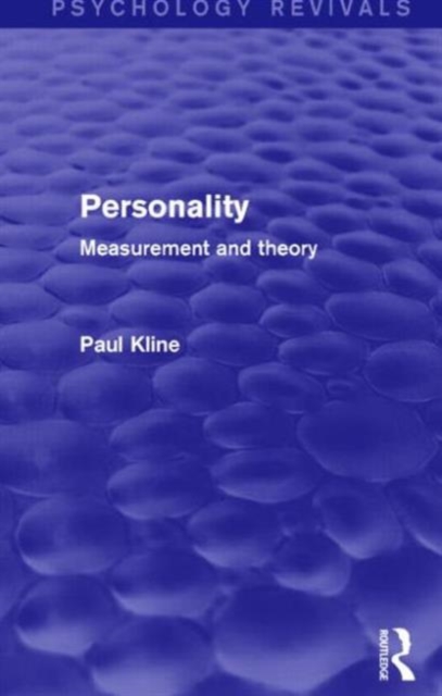 Personality : Measurement and Theory, Paperback / softback Book