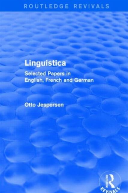 Linguistica : Selected Papers in English, French and German, Hardback Book