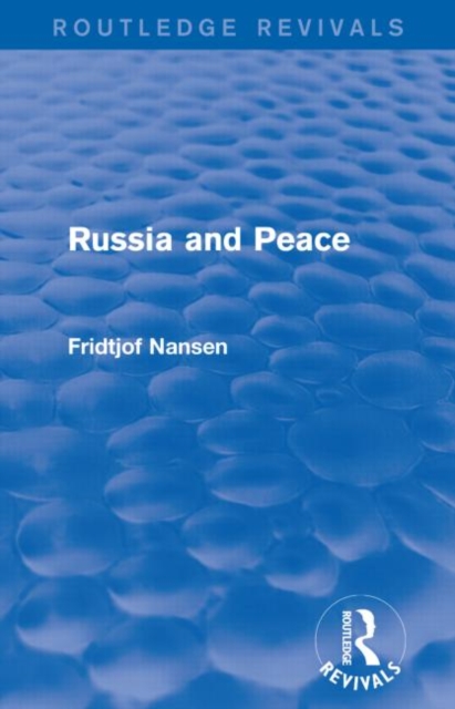 Russia and Peace, Paperback / softback Book