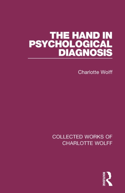 The Hand in Psychological Diagnosis, Paperback / softback Book