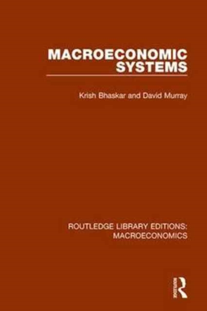 Macroeconomic Systems, Paperback / softback Book