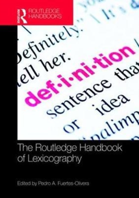 The Routledge Handbook of Lexicography, Hardback Book