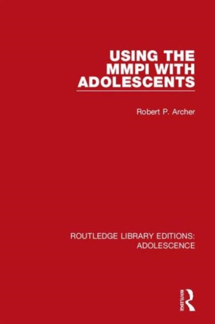 Routledge Library Editions: Adolescence, Mixed media product Book