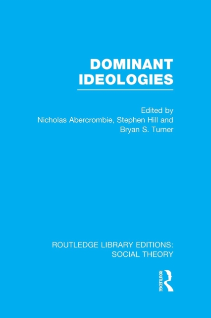 Dominant Ideologies, Paperback / softback Book