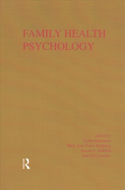 Family Health Psychology, Paperback / softback Book