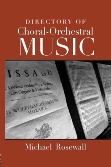 Directory of Choral-Orchestral Music, Paperback / softback Book