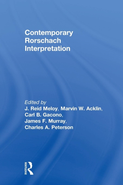 Contemporary Rorschach Interpretation, Paperback / softback Book