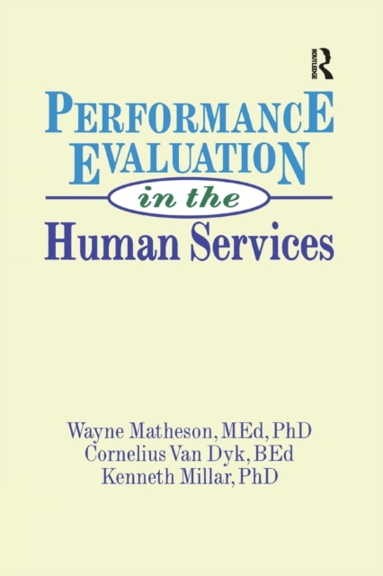 Performance Evaluation in the Human Services, Paperback / softback Book