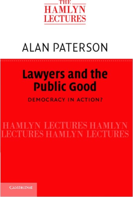 Lawyers and the Public Good : Democracy in Action?, PDF eBook
