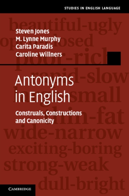 Antonyms in English : Construals, Constructions and Canonicity, EPUB eBook