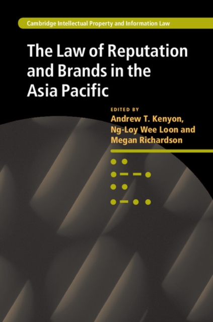 Law of Reputation and Brands in the Asia Pacific, EPUB eBook