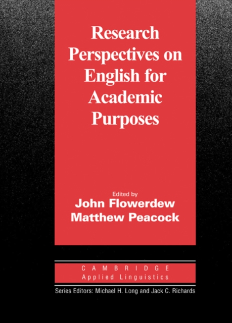 Research Perspectives on English for Academic Purposes, PDF eBook