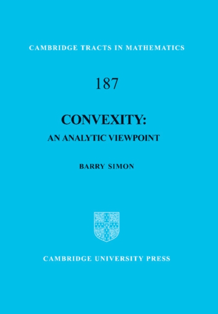 Convexity : An Analytic Viewpoint, EPUB eBook
