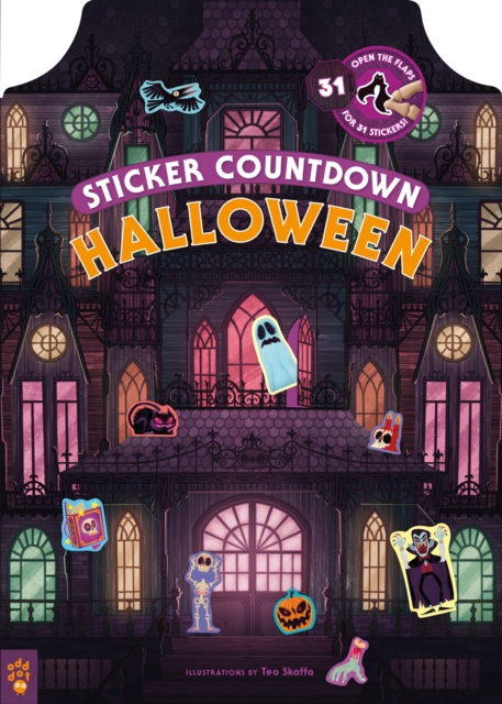 Sticker Countdown Halloween, Hardback Book