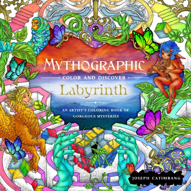 Mythographic Color and Discover: Labyrinth : An Artist’s Coloring Book of Gorgeous Mysteries, Paperback / softback Book