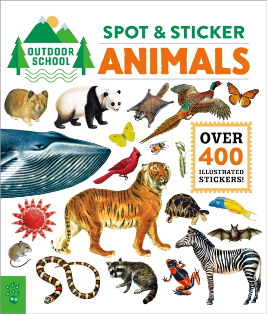 Outdoor School: Spot & Sticker Animals, Paperback / softback Book