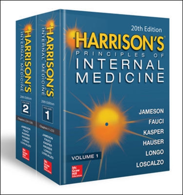 Harrison's Principles of Internal Medicine, Twentieth Edition (Vol.1 & Vol.2), Hardback Book