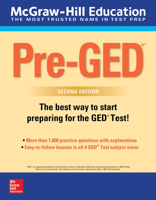 McGraw-Hill Education Pre-GED with Downloadable Tests, Second Edition, EPUB eBook