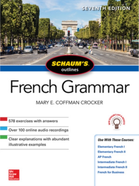 Schaum's Outline of French Grammar, Seventh Edition, Paperback / softback Book