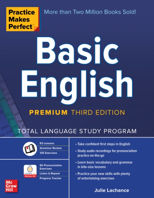 Practice Makes Perfect: Basic English, Premium Third Edition, EPUB eBook