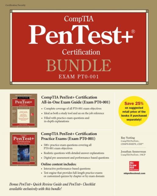 CompTIA PenTest+ Certification Bundle (Exam PT0-001), EPUB eBook