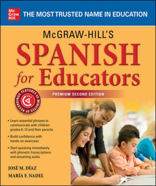 McGraw-Hill's Spanish for Educators, Premium Second Edition, Paperback / softback Book