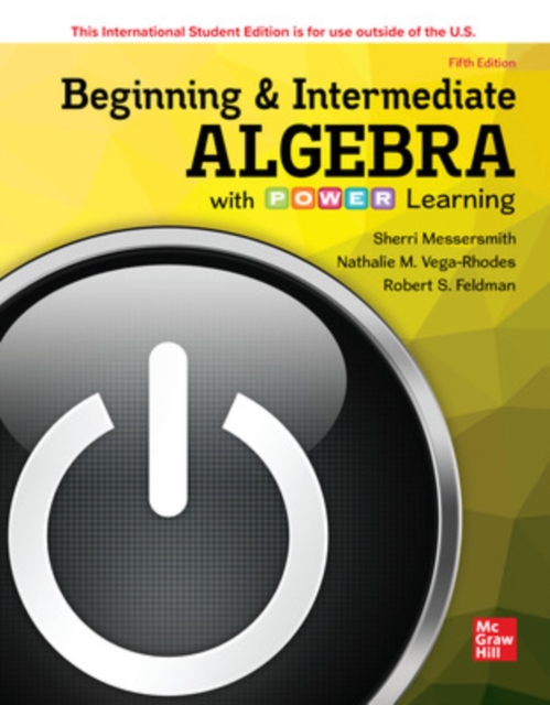 ISE Beginning and Intermediate Algebra with P.O.W.E.R. Learning, Paperback / softback Book