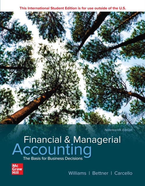 Financial and Managerial Accounting ISE, EPUB eBook