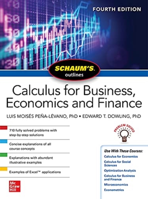 Schaum's Outline of Calculus for Business, Economics and Finance, Fourth Edition, Paperback / softback Book