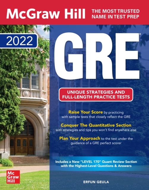 McGraw Hill GRE 2022, EPUB eBook